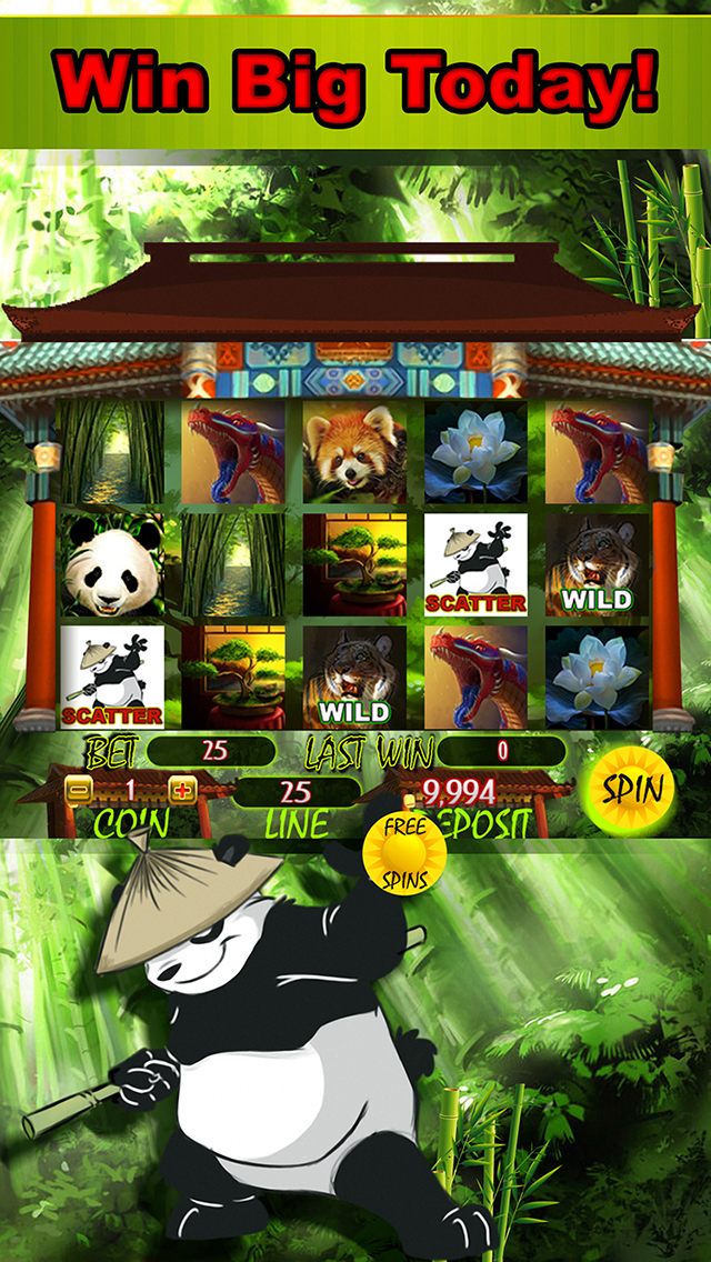 Wild panda casino slot machine